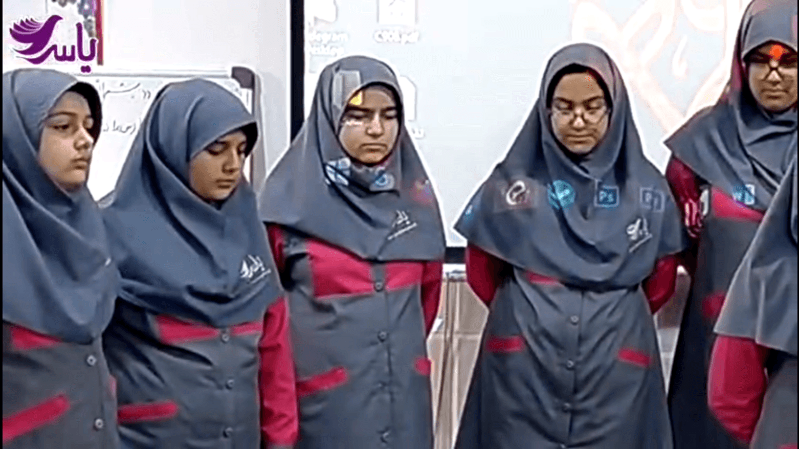 سرود حضرت زهرا توسط دخترای ششم